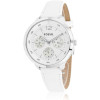 Uhrenarmband Fossil ES3242 Leder Weiss 16mm